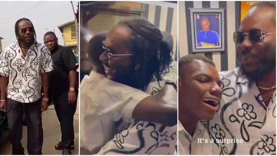 Adekunle Gold surprises physically challenged boy, gifts him N2m for his education in emotional video