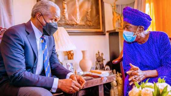 Osinbajo visits Shonekan's wife, paints beautiful picture of late leader's life on earth