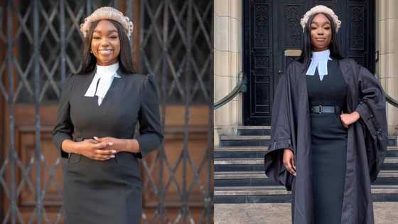 Stunning lady celebrates as she's called to the bar of England & Wales on her 24th birthday, stirs reactions
