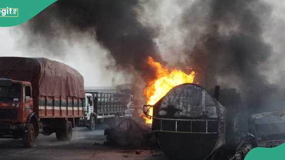 JUST IN: Tragedy as 48 passengers, 50 cows perish in devastating tanker fire in Niger