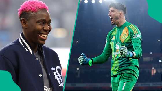 Asisat Oshoala ‘proposes’ to Altay Bayindir after Man Utd GK's FA Cup heroics vs Arsenal