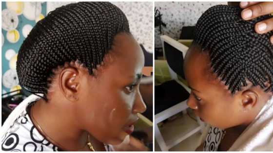 No sleep, no slumber: Lady with extremely tight braids leaves internet users talking