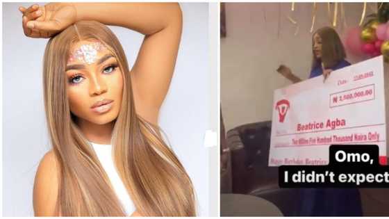 Na me and BBN auditions this year: Reactions as Beatrice receives N2.5m cash gift from fans on birthday