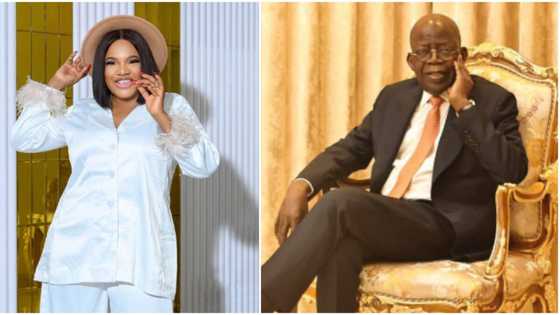 “My president is just too cute”: Actress Toyin Abraham gushes over Tinubu’s handsomeness in photo, causes stir