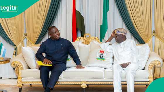 Ana tsaka da batun barazanar Trump, Tinubu ya gana da shugaban kasar Saliyo