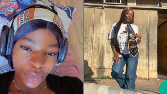 Nigerian lady graduates with civil engineering degree, posts heartwarming photos