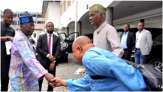 Atiku, PDP in big trouble as Bode George's strong political associate, meets Tinubu, details unknown