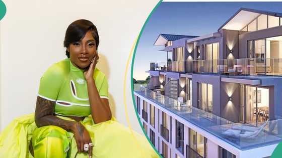 Tiwa Savage brags about luxurious penthouse she is building, shares clip of construction: “My dream”