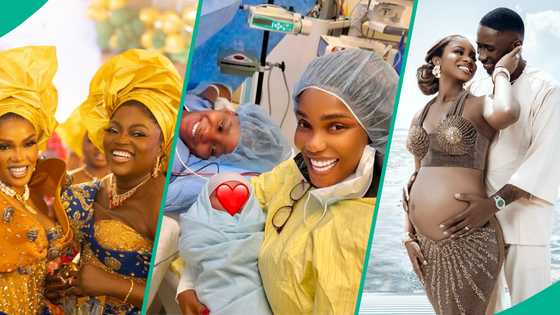 Funke Akindele pens tribute to Iyabo Ojo, Priscilla after welcoming baby: "God's timing is perfect"