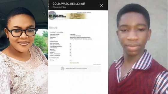 "WAEC will be confused to see his result": Nigerian woman posts student's grades on Facebook