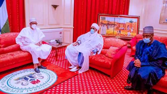 Hotunan ziyarar Shehu Dahiru Usman Bauchi zuwa fadar shugaba Buhari