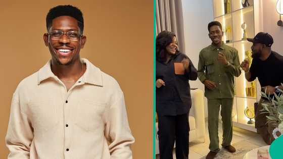 Moses Bliss, Sunmisola Agbebi, and hubby's dance moves leave people talking: "What is she doing?"