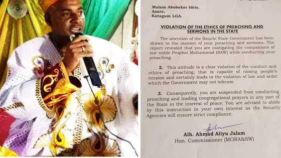 Gwamnatin Bauchi ta dakatar da wani malamin addinin musulunci Daga gudanar da Wa'azi