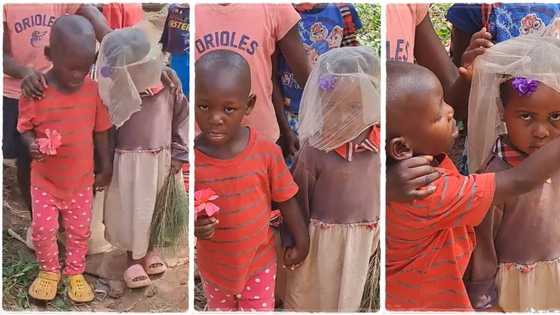 "I wonder why I am not getting married": Children organise wedding between a boy and a girl, video goes viral