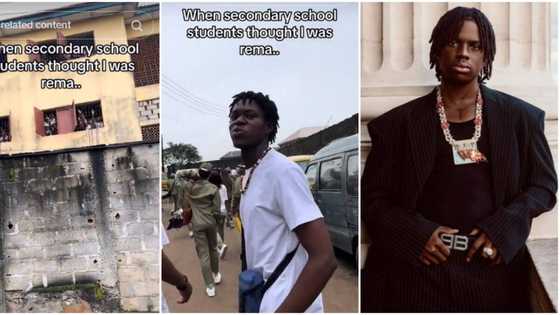 School students go crazy as they spot Rema's lookalike in stunning video, many people disagreed