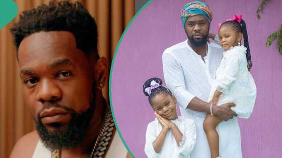 Patoranking shares sweet clip of him with his daughters: “I am always apologising for doing nothing”