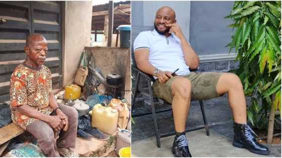 Call his account number we'll do crowdfunding for him: Yul Edochie offers to help homeless actor Kenneth Aguba