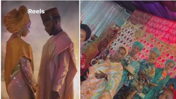 Al'adun Hausa: Bidiyon Yadda Aka Yi Cinikin Fura Tsakanin Yan Uwan Amarya Da Abokan Ango A Wajen Bikin Fatima Garo