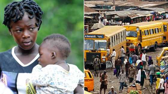 Lady who helped a woman carry her baby inside a public bus lands in trouble as child falls off her hands, dies