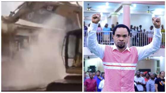 "This is very sad": Reactions as Anambra government demolishes influential Nigerian Pastor Odumeje’s church