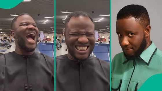Deeone seen practising 'biting defence' at airport after VDM, Jollof's fight, video draws reactions