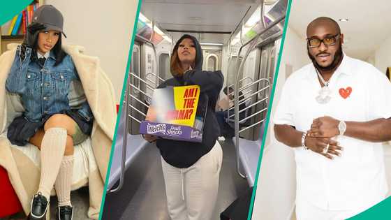 Cardi B hawks single inside train, where she kept money from sales trends: "Davido dey that league"