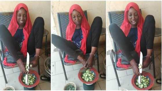 Bidiyo: Yadda wata mata ke yanka kubewa da kafafunta ya bar jama'a baki bude