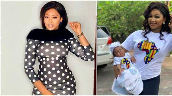 Etinosa Idemudia shares adorable video of her daughter Kris spending time with grandpa