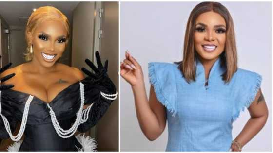 "Marilyn Monroe vibes": Fans in awe as Iyabo Ojo rocks 'burlesque' look to movie premiere