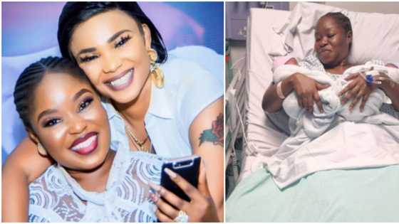 Iyabo Ojo rejoices as wealthy friend Ololade Abuta welcomes twins, congratulatory messages pour in