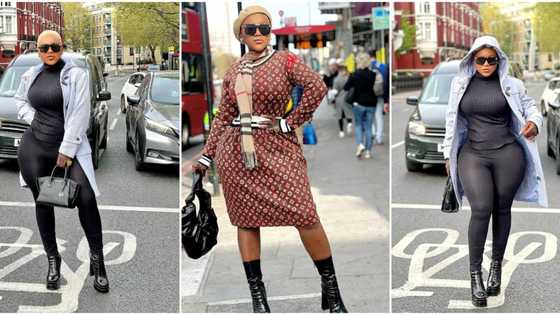 Destiny Etiko flaunts curves in London, turns the road to a fashion walkway, shares video