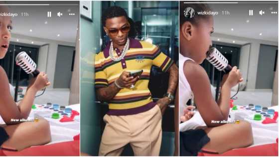 "This torture don too much:" Mixed reactions as Wizkid shares video of Zion listening to his unreleased album