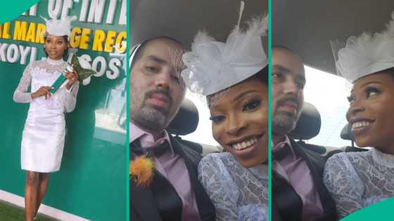 Reactions trail behaviour of White man after marrying Nigerian lady: "Looks like he's regretting"