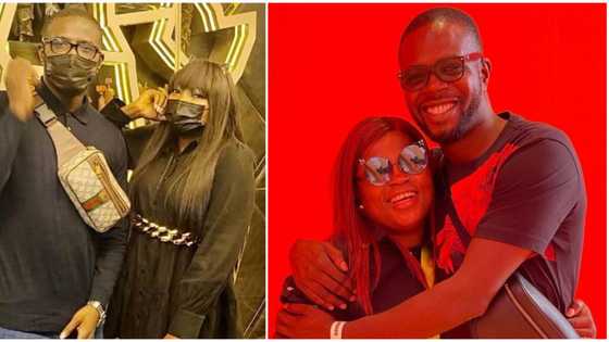 Hilarious moment Funke Akindele got scared of fireworks at Dubai restaurant