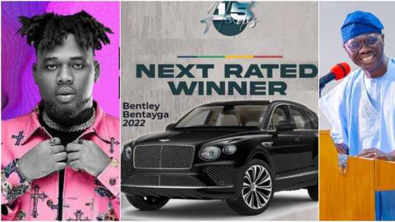 15th Headies: Buju BNXN begs Gov Sanwo-Olu to help him ship Bentley he won in US as Next Rated artist to Lagos