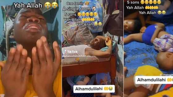 "Sleeping on the floor": Nigerian man living in 1 room with parents and 4 siblings posts video of house, sad video trends