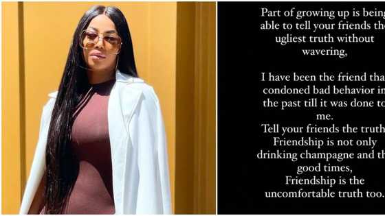 Toke Makinwa drops advice about friendships, hammers on telling each other the hard truth