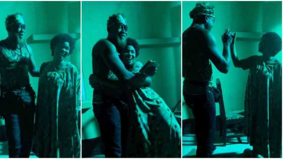 “She is short o”: Video of Iyabo Ojo and Chidi Mokeme joking with each other on set leaves fans gushing