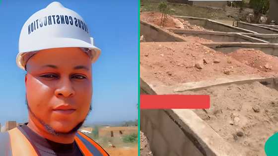 Man uses N4 million to build foundation of 3-bedroom bungalow apartment, sparks mixed reactions
