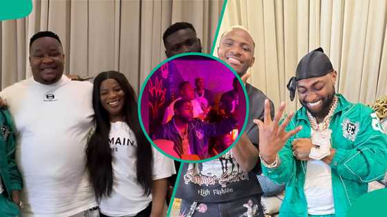 "Outside with $50k budget": Davido, Chiefpriest, Osimhen and Boniface shut down Lagos club