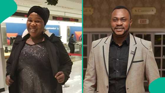 Madam Saje Snubs Odunlade Adekola at Iyabo Ojo's movie premiere, clip trends: "Una no dey tire?"