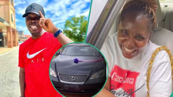 Actor Ijebu surprises wife with new car, Mercy Aigbe, Mo Bimpe, others congratulate them: “This is beautiful”