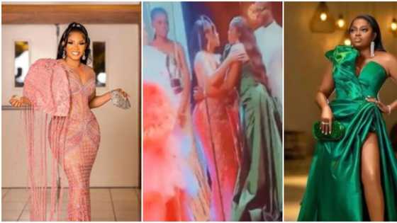 AMVCA: Presenting an award & hugging her made my day: Iyabo Ojo reveals as she congratulates Funke Akindele