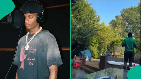 Aljannar duniya: Bidiyon tamfatsetsen gidan Wizkid na Landan ya ja hankalin jama'a