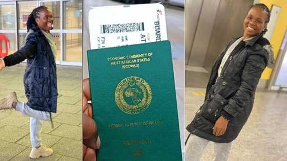 "I relocated on Christmas day": Nigerian lady shares sweet photos in UK, congratulations pour in
