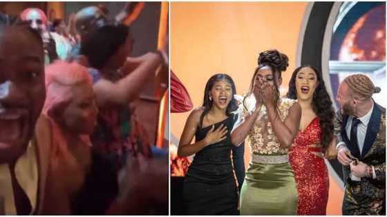 "It’s Marvin’s shout for me": A video of BBTitans stars’ reaction when Khosi was announced the winner trends