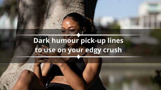 100+ dark humor pick up lines to use on your edgy crush