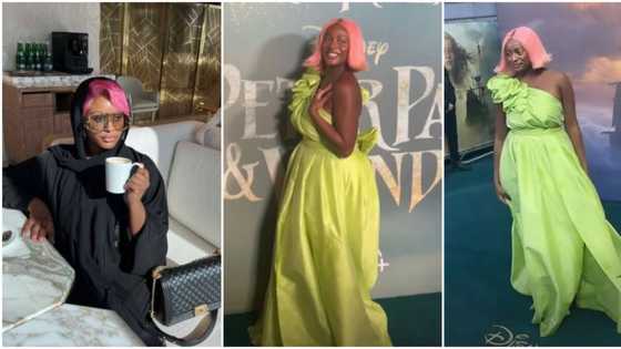 "Fairy godmother": Cuppy stirs attention with Disney movie premiere outfit, fans react