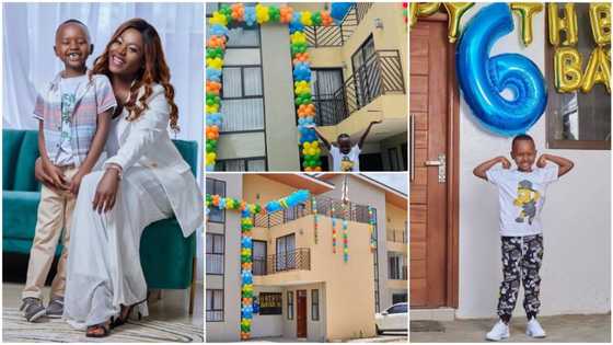 Woman buys house for 6-year-old son as his birthday gift, photos stir massive reactions online