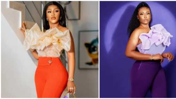 Celebrity style recreation: Lady applauded over impeccable replication of BBNaija Mercy's look